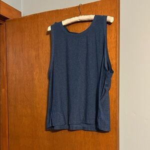 Beyond Yoga Deep Blue Muscle Tee